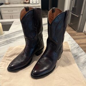 CODY JAMES BLACK CHAPMAN BOOTS - ROUND TOE - BLACK CHERRY SIZE 12